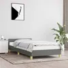 Image de vidaXL Cadre de lit sans matelas gris foncé 100x200 cm tissu347392