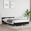 Image de vidaXL Cadre de lit sans matelas noir 120x200 cm tissu347401