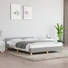 Image de vidaXL Cadre de lit sans matelas gris clair 140x190 cm tissu347407