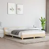 Image de vidaXL Cadre de lit sans matelas crème 140x190 cm tissu347412