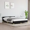 Image de vidaXL Cadre de lit sans matelas noir 140x200 cm tissu347417