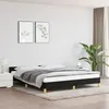 Image de vidaXL Cadre de lit sans matelas noir 160x200 cm tissu347425