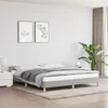 Image de vidaXL Cadre de lit sans matelas gris clair 180x200 cm tissu347431