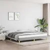 Image de vidaXL Cadre de lit sans matelas gris clair 200x200 cm tissu