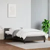 Image de vidaXL Cadre de lit avec tÃªte de lit sans matelas gris 80x200 cm