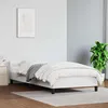 Image de vidaXL Cadre de lit avec tête de lit sans matelas blanc 100x200 cm347484