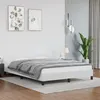 Image de vidaXL Cadre de lit avec tête de lit sans matelas blanc 140x190 cm347496