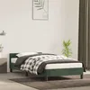 Image de vidaXL Cadre de lit sans matelas vert foncé 90x190 cm velours347546