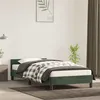 Image de vidaXL Cadre de lit sans matelas vert foncé 100x200 cm velours347558