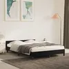 Image de vidaXL Cadre de lit sans matelas noir 140x190 cm velours347569