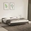 Image de vidaXL Cadre de lit sans matelas gris foncé 160x200 cm velours347580