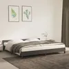 Image de vidaXL Cadre de lit sans matelas gris foncé 200x200 cm velours347592