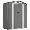 Image de Vidaxl Abri De Jardin Anthracite 192x108x223 Cm Acier GalvanisÃ©