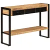 Image de vidaXL Table console 110x30x76 cm Bois de manguier solide