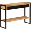 Image de vidaXL Vidaxl Table Console 110x30x76 Cm Bois De Manguier Solide