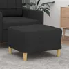 Image de vidaXL Repose-pied Noir 60x50x41 cm Tissu349267