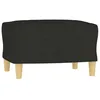Image de vidaXL Repose-pied Noir 60x50x41 cm Tissu