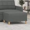 Image de vidaXL Repose-pied Gris foncé 70x55x41 cm Tissu349272