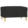 Image de vidaXL Repose-pied Noir 70x55x41 cm Tissu