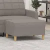 Image de vidaXL Repose-pied Taupe 70x55x41 cm Tissu349278