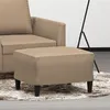 Image de vidaXL Repose-pied Cappuccino 60x50x41 cm Similicuir349292