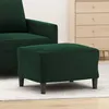 Image de vidaXL Repose-pied Vert foncÃ© 60x50x41 cm Velours