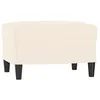 Image de vidaXL Repose-pied CrÃ¨me 60x50x41 cm Velours