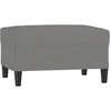 Image de vidaXL Vidaxl Repose-Pied Gris Foncé 70x55x41 Cm Tissu