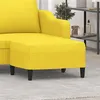 Image de vidaXL Repose-pied Jaune clair 70x55x41 cm Tissu349308