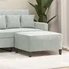 Image de vidaXL Repose-pied Gris clair 70x55x41 cm Velours349317