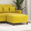 Image de vidaXL Repose-pied Jaune 70x55x41 cm Velours349323