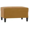 Image de vidaXL Repose-pied Marron 70x55x41 cm Velours