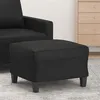 Image de vidaXL Repose-pied Noir 60x50x41 cm Similicuir349335