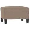 Image de vidaXL Repose-pied Taupe 60x50x41 cm Tissu microfibre