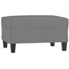 Image de vidaXL Repose-pied Gris foncÃ© 70x55x41 cm Tissu