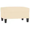 Image de vidaXL Repose-pied CrÃ¨me 70x55x41 cm Tissu