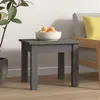Image de vidaXL Table basse Gris 35x35x30 cm Bois massif de pin814221