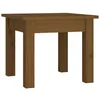 Image de vidaXL Table basse Marron miel 35x35x30 cm Bois massif de pin