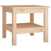 Image de vidaXL Table basse 45x45x40 cm Bois massif de pin