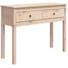 Image de vidaXL Vidaxl Table Console 100x35x75 Cm Bois Massif De Pin