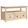 Image de vidaXL Vidaxl Table Basse 102x49x55 Cm Bois Massif De Pin