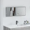 Image de vidaXL Miroir vidaXL Sonoma gris Bois d'ingénierie 90 x 33 cm Miroir