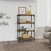 Image de vidaXL Bibliothèque Chêne fumé 60x33x100 cm Bois d'ingénierie819329