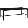 Image de vidaXL Vidaxl Table Basse Noir 100x50x35 Cm Bois D'ingénierie
