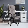 Image de vidaXL Fauteuil inclinable de bureau Taupe Tissu