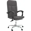 Image de vidaXL Vidaxl Fauteuil Inclinable De Bureau Gris Similicuir