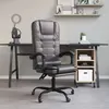 Image de vidaXL Fauteuil de massage inclinable de bureau Gris Similicuir349669