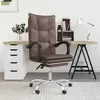Image de vidaXL Fauteuil inclinable de bureau Marron Similicuir