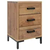 Image de vidaXL Table de chevet Marron 36x30x54 cm Bois de pin massif recyclÃ©
