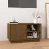 Image de vidaXL Meuble TV Marron miel 70x34x40 cm Bois de pin massif818238